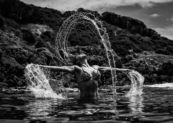 Photograph Ben Welsh Water Woman on One Eyeland
